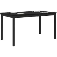 vidaXL Tables de salle à manger 140 x 80 x 75 cm MÉTAL