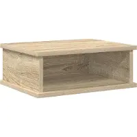 vidaXL Table de chevet 2 pcs Chêne Sonoma 40 x 31 x 15 cm
