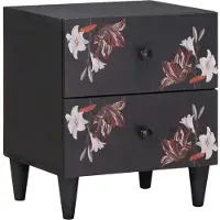 vidaXL Table de chevet Marron 40 x 33,5 x 46 cm Bois de mangue massif