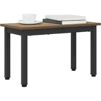 vidaXL Table basse artisanale chêne 60 x 30 x 36 cm bois composite