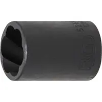 Bgs 5266-17 Douille spéciale / Extracteur de vis, 12,5 (1/2), 17 mm