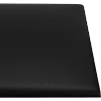 vidaXL Têtes de balai, 12 pièces, 90 x 30 cm, noir, tissu
