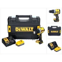 DeWalt DCD 805 E1T Perceuse-visseuse à percussion sans fil 18 V 90 Nm Brushless + 1x batterie 1,7 Ah + chargeur + TSTAK