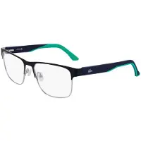 Lacoste Lunettes de Vue L2291 56/17/140 NAVY BLUE métal homme L2291