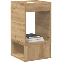 vidaXL Table d'appoint 2 pcs Chêne artisanal 30 x 30 x 56 cm