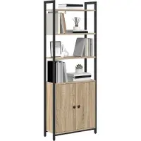 vidaXL Bibliothèque Chêne Sonoma 60 x 24 x 161 cm Bois d'ingénierie