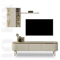 Xl Moebel Gmbh 2pcs. salon set se compose de TV Lowboard+armoire murale avec étagère nouveau