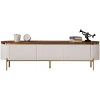 Xl Moebel Gmbh Intemporel RTV uffet blanc Meuble TV Salon Meuble bas