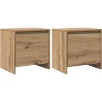 vidaXL Cabinet de chevet Chêne artisan 45 x 34 x 44,5 cm