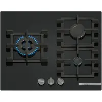 Bosch Plaque de Cuisson à Gaz Série 4 3 Zones 7300W Noir - PNC6B6K40