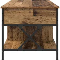 vidaXL Table basse en bois ancien 100 x 55 x 48,5 cm, aggloméré