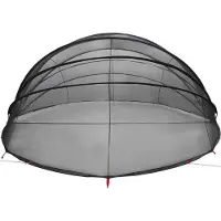 vidaXL Abri de piscine 592 x 590 x 275 cm, polyester 185T avec revêtement en PU