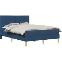 vidaXL Cadre de lit 120 x 190 cm, couleur bleue