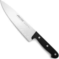 Arcos Couteau de chef avec lame Granton, série UNIVERSAL, , Noir, (L)314mm