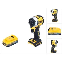 DeWalt DCF 850 N Clé à choc sans fil 18 V 205 Nm 1/4" Brushless + 1x batterie 1,7 Ah - sans chargeur