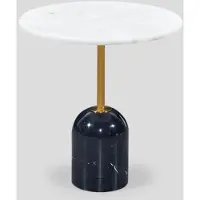 Xl Moebel Gmbh Table basse blanche et noire Table à café Designer Salon Meubles Tables