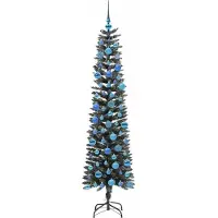 vidaXL Arbre de Noël artificiel avec 300 LED avec support Vert 180 cm