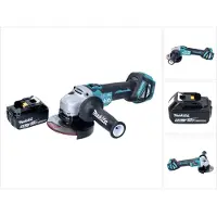 Makita DGA 513 T1 Meuleuse d'angle sans fil 18 V 125 mm Brushless + 1x batterie 5,0 Ah - sans chargeur
