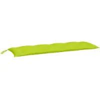 vidaXL Coussin pour banc de jardin vert clair 150x50x7 cm tissu Oxford