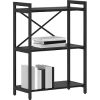 vidaXL Bibliothèque Chêne noir 60 x 30 x 83 cm Bois d'ingénierie