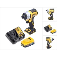 DeWalt DCF 887 E1 Clé à choc sans fil 18 V 205 Nm 1/4'' Brushless + 1x batterie 1,7 Ah + chargeur