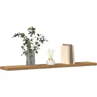 vidaXL Étagères 4 pcs. Chêne Artisan 60x10x1,5 cm Matériau dérivé du bois