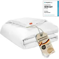 Sleepling lit d'appoint extra chaud, 155 x 220 cm, 90% Daunen / 10% Federn, Steppbett,