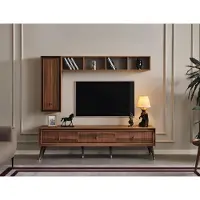 Xl Moebel Gmbh Salon Set TV Support mural Etagère Meubles de luxe Moderne Set Nouveau