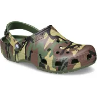 Crocs Classic Camouflage Clogs Vert EU 45-46