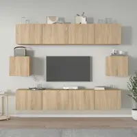 Prolenta Maison Exclusive - Ensemble de 6 meubles TV en aggloméré chêne Sonoma