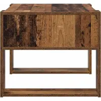 vidaXL Table basse en bois recyclé, 66 x 53 x 45 cm, matériau de bois