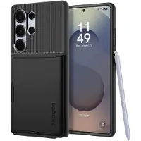 Spigen Coque Slim Armor pour Samsung Galaxy S25 Ultra - Noir