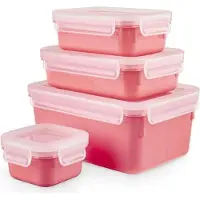 Tefal Set de 4 pcs Master Seal Color N1030910 pink