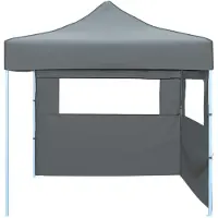 vidaXL Tente de réception anthracite 291 x 291 x 315 cm Tissu Oxford