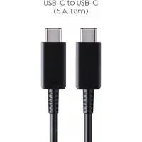 Samsung 1.8M 100W USB C to C Charging Cable White - EP-DX510JWEGEU