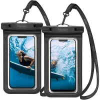 Spigen Spigen Aqua Shield A601 étui étanche IPX8 - noir 2 pcs