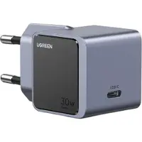 UGREEN Nexode S 30W USB-C GaN Fast Charger EU gray Mobile phone, Power bank, Telephone Grey AC Indoor