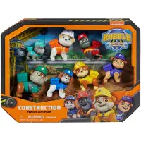 Ryhmä Hau PAW Patrol Rubble et Crew figurines à jouer, 7pcs.