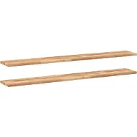 vidaXL Étagères flottantes 2 pcs 140x20x2 cm acacia massif à l'huile