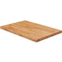 vidaXL Plan de toilette brun clair 60x40x2,5 cm Bois massif traité