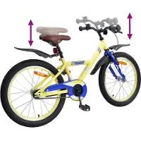 vidaXL Vélo enfant 20 pouces pour 6-11 ans Jaune
