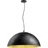 SLV FORCHINI 70, Lampe à suspension, E27, longueur de suspension 150cm, 1x max. 40W, noir mat / or mat 1008538