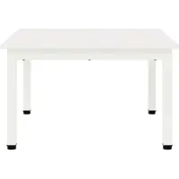 vidaXL Table basse blanche 60 x 60 x 36 cm Pin massif