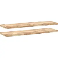 vidaXL Étagères flottantes 2 pcs 140x40x4 cm acacia massif non traité