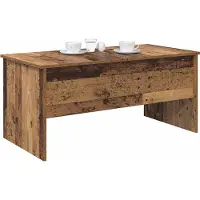 vidaXL Table basse en vieux bois 102 x 50,5 x 46,5 cm Bois composite