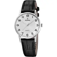 Festina Montre à affichage analogique '- Watch Correa Clasico - Quartz watch movement - Watch case width: 29 mm' blanc