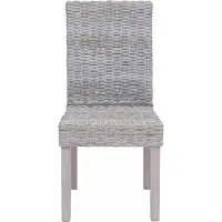 vidaXL : 2 chaises de salle à manger GENDT, blanches délavées, 45 x 54 x 93 cm