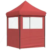 vidaXL Tente de réception Bordeaux 200 x 200 x 306 cm Tissu Oxford
