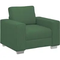 vidaXL Fauteuil vert foncé 100x77x82 cm Tissu velours côtelé