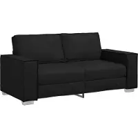 vidaXL Fauteuil canapé Noir 180 x 78 x 84 cm Cuir artificiel
